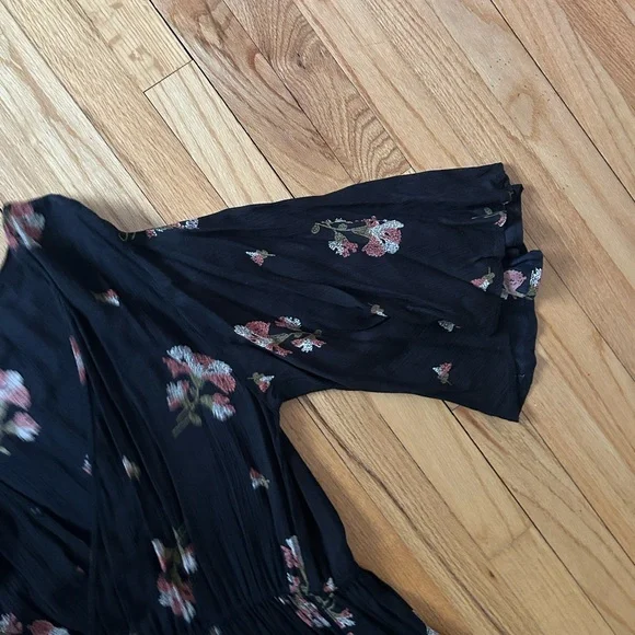 Amuse Society Floral Black Maxi Dress - Picture 4 of 5